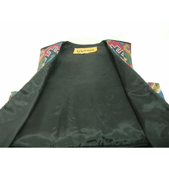 TA Branded Santa Fe Western Tapestry Vest - Picture 5 of 6